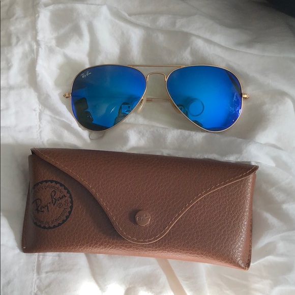 Ray-Ban AVIATOR FLASH LENSES - Blue - Picture 2 of 5